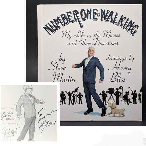 Number One Is Walking Signed By Steve Martin and Harry Bliss Hardcover Book 2022 - Picture 1 of 10